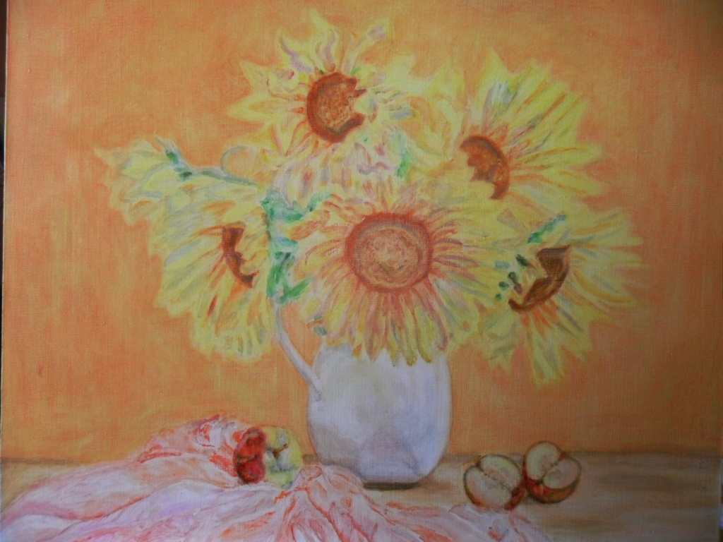 Gulnara Gafarova. Yellow flowers