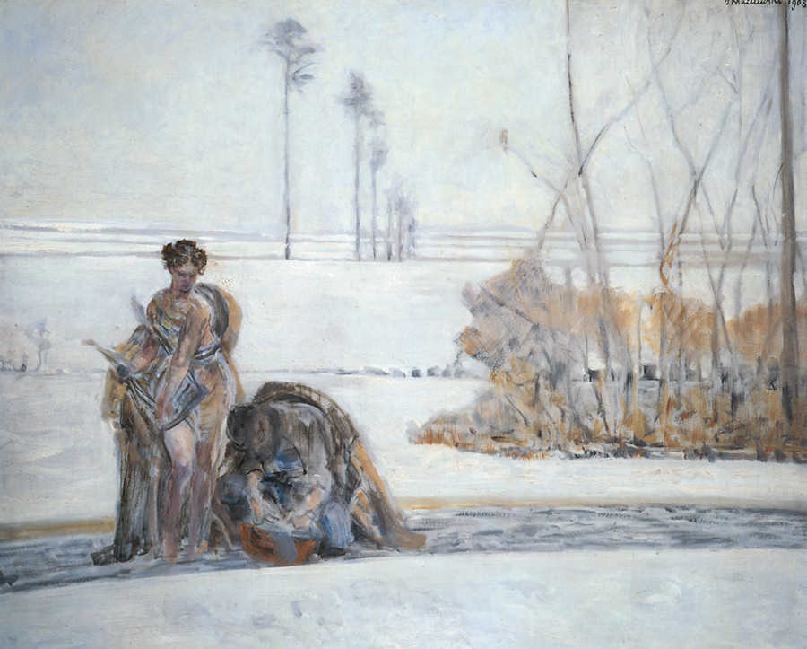Jacek Malchevsky. Winter landscape