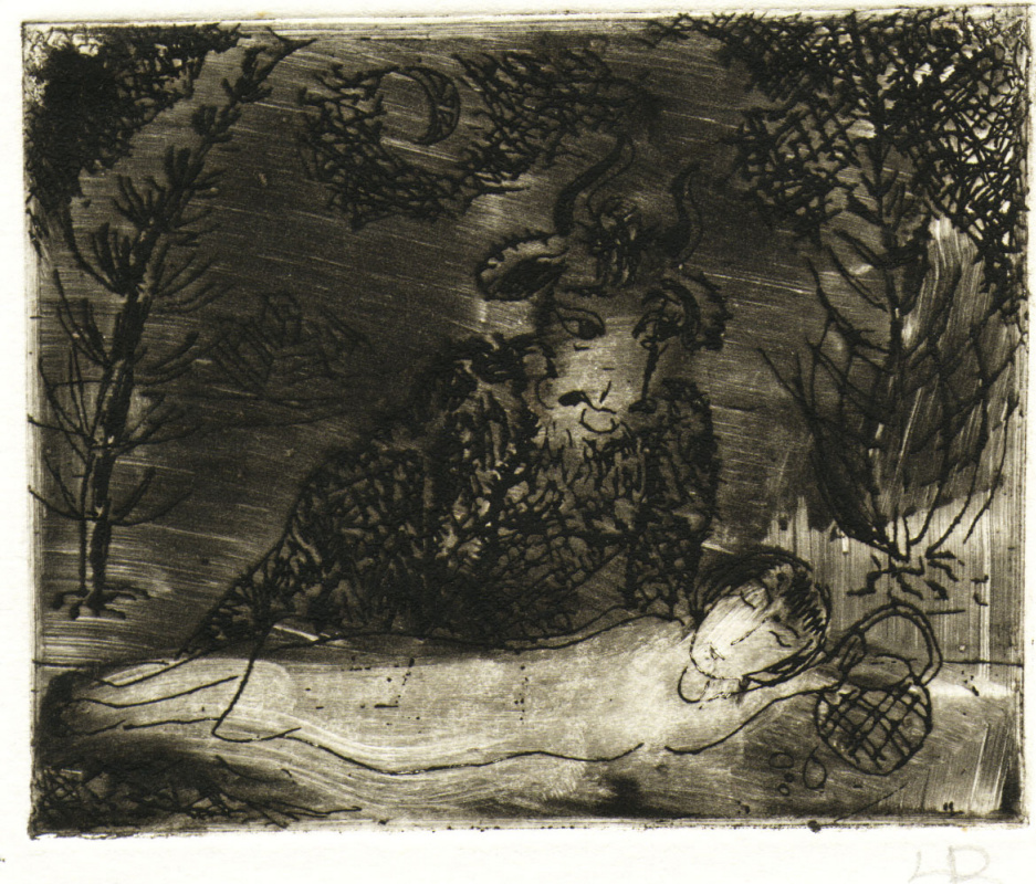 Valentina Alekseevna Chernova. Minotaur and sleeping girl