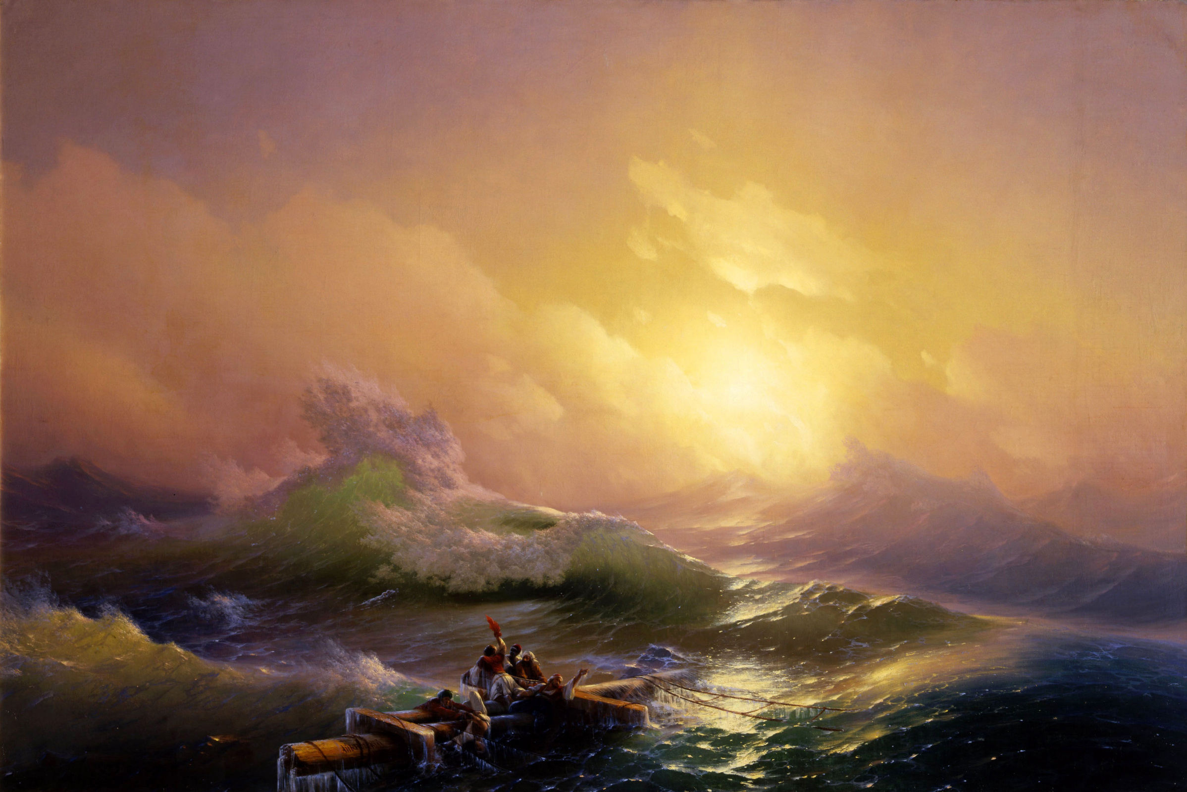 Buy digital version: The ninth wave by Ivan Aivazovsky, Saint