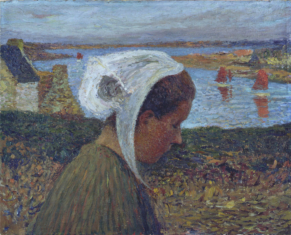 Henri Martin. Young girl