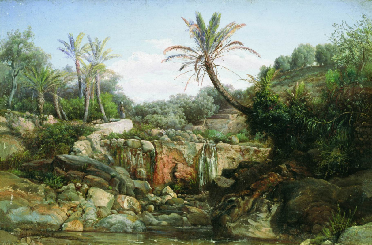 Генрих Ипполитович Семирадский. Oriental landscape