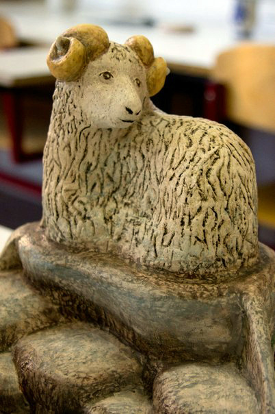 Alina Alekseevna Ivanova. A lamb cachepot