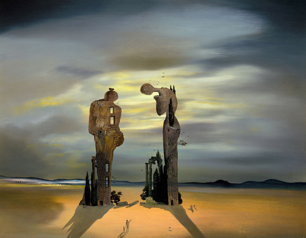 Salvador Dali. Archaeological echo of "Angelius" Millet