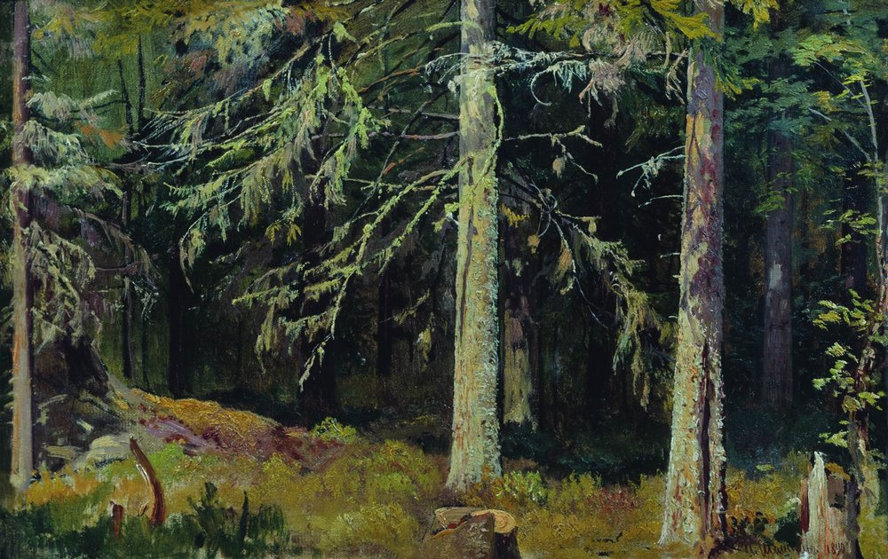 Ivan Ivanovich Shishkin. Spruce forest