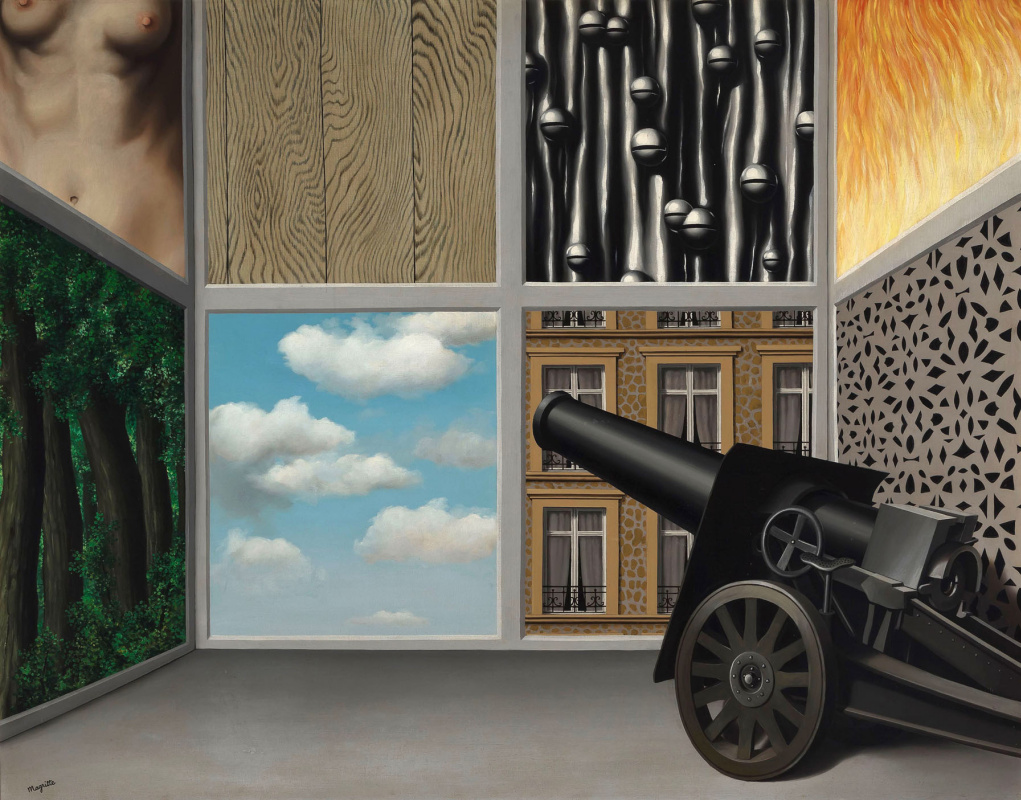 Rene Magritte. 在自由的门槛上