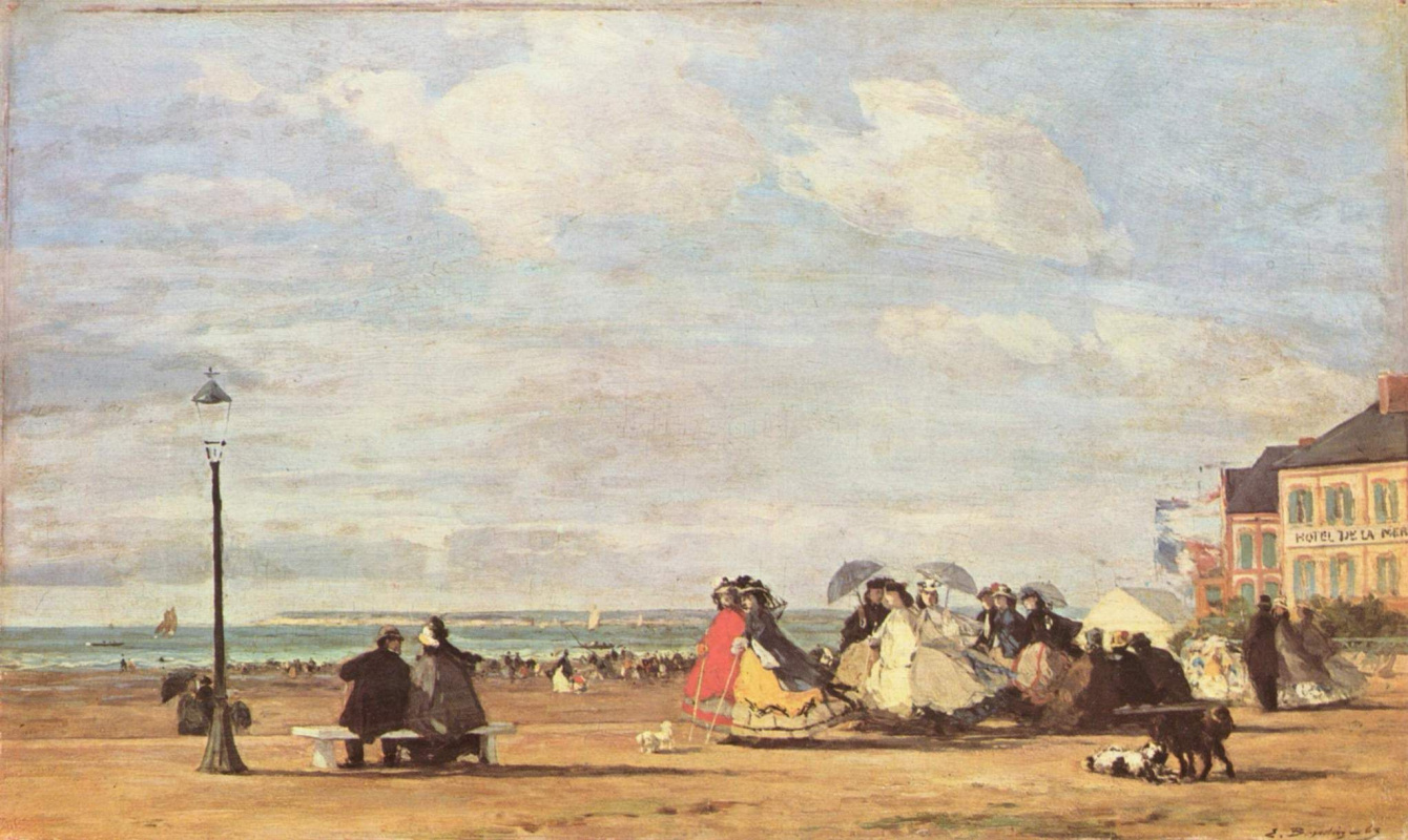 Empress Eugenie on the coast of Trouville