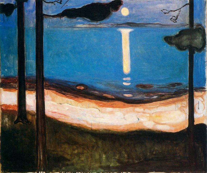 Edvard Munch. Moonlight