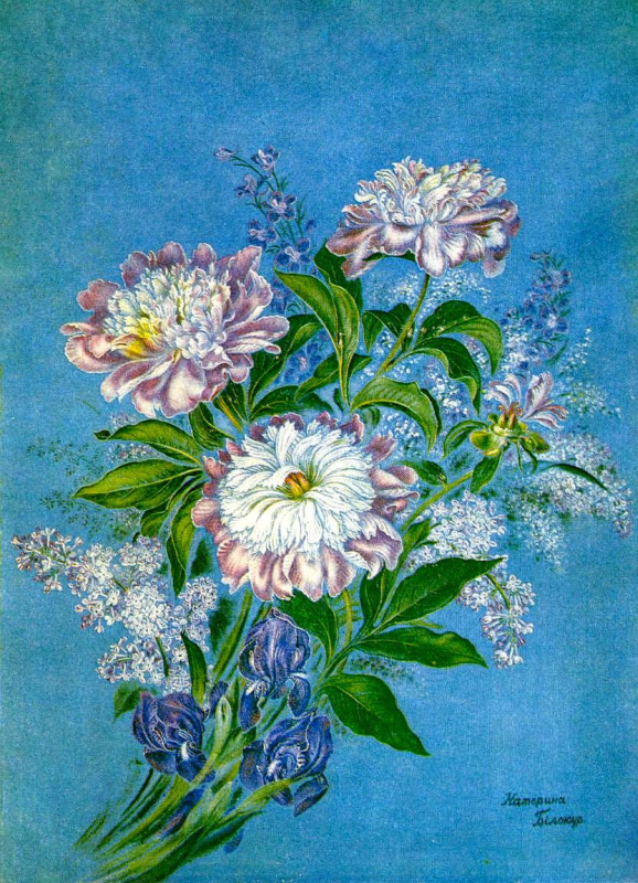 Kateryna Vasylivna Bilokur. Peonies