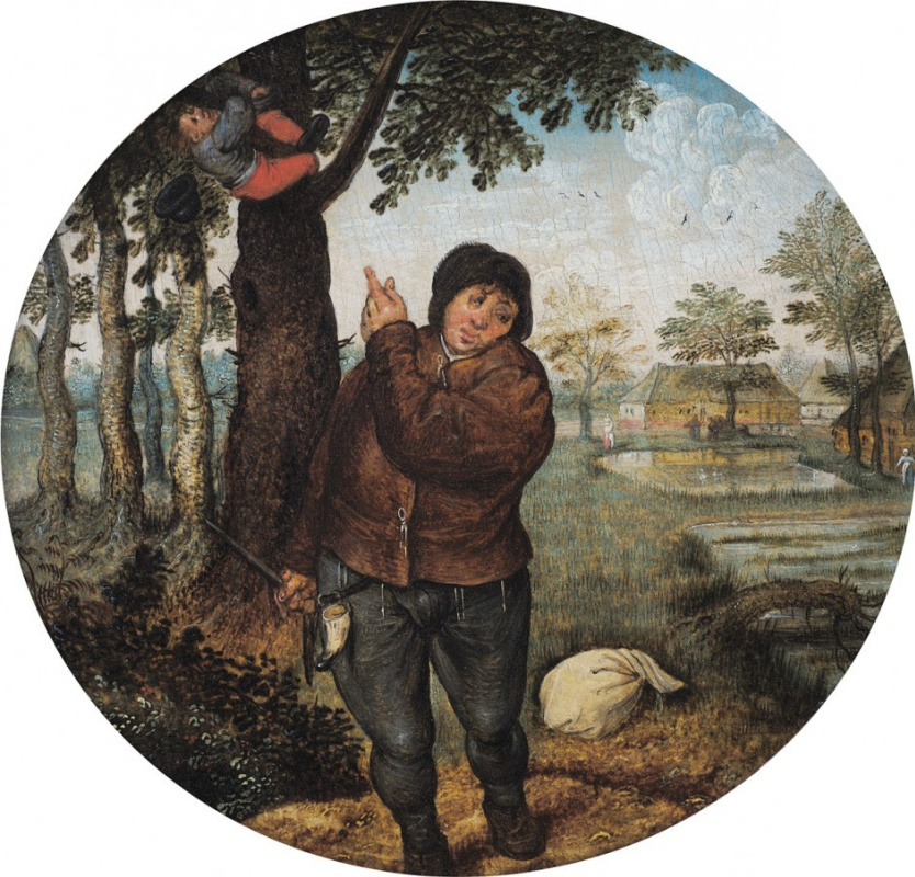 Peter Brueghel The Younger. Nest Ruine des Vogels