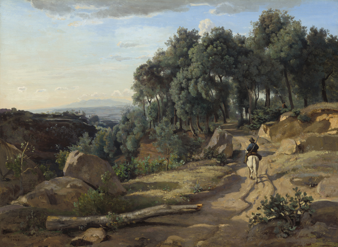 Camille Corot. View near Volterra