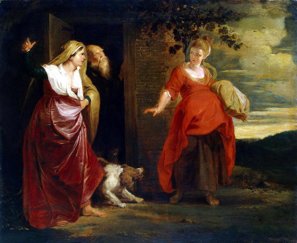Peter Paul Rubens. The departure of Hagar from the house of Abraham