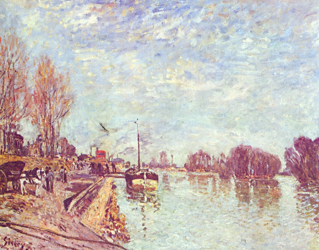 Alfred Sisley. Seine near Suren's