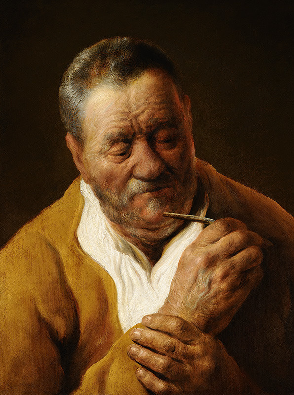 Jan Lievens. Man with a pipe
