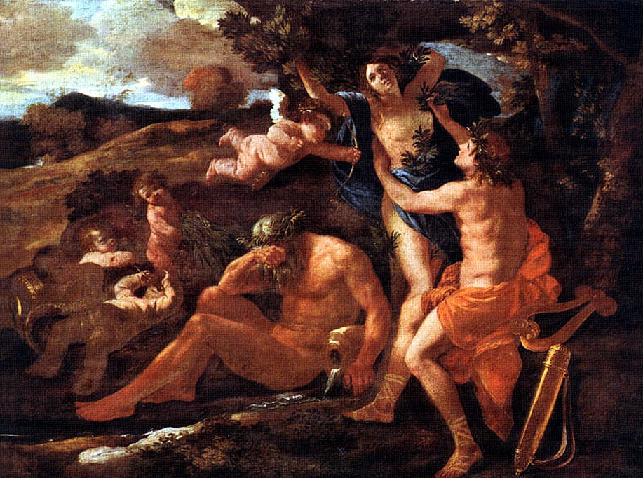 Nicolas Poussin. Apollo and Daphne