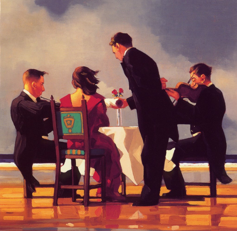 Jack Vettriano. Elegy for a dead Admiral