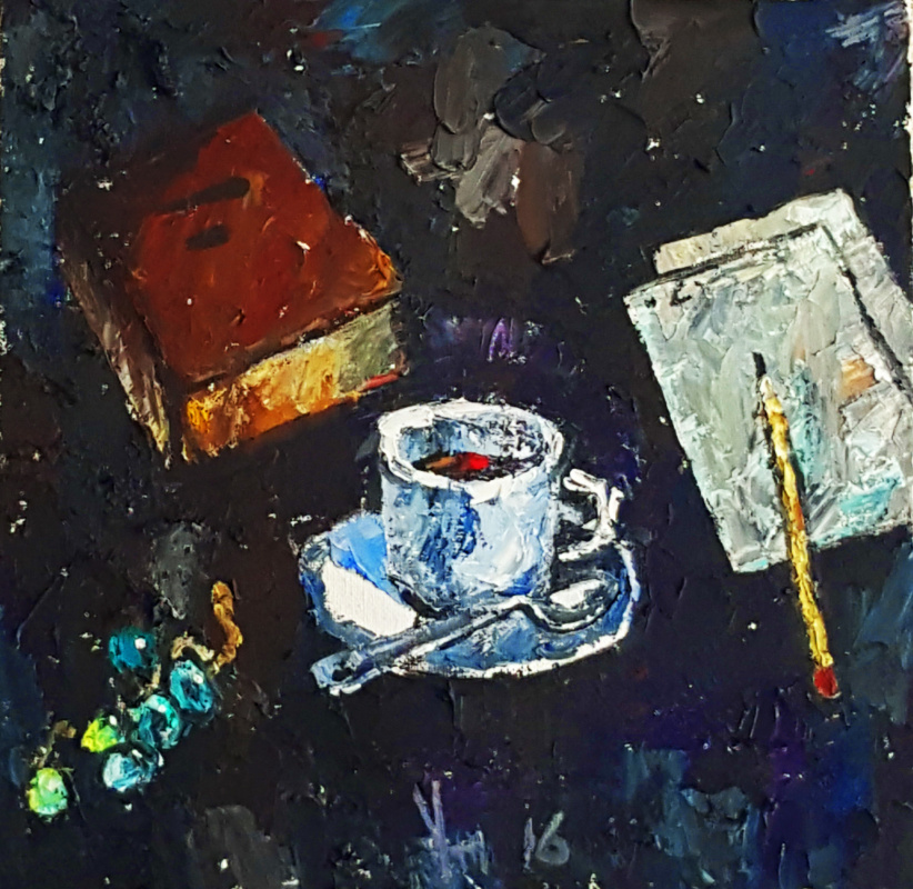 Yuri Leonardovich Uzhdavini. A Cup of coffee
