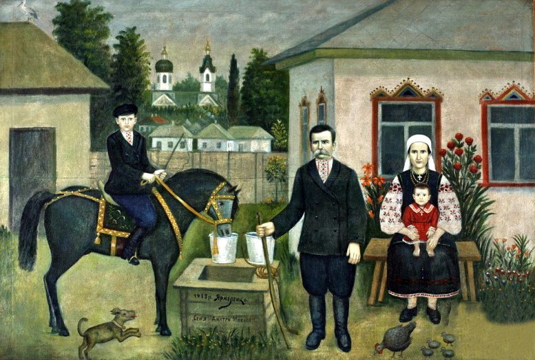 Panas Yarmolenko. The Family Of Dmitry Mikula