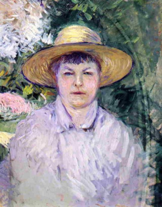 Gustave Caillebotte. Portrait of Madame Renoir