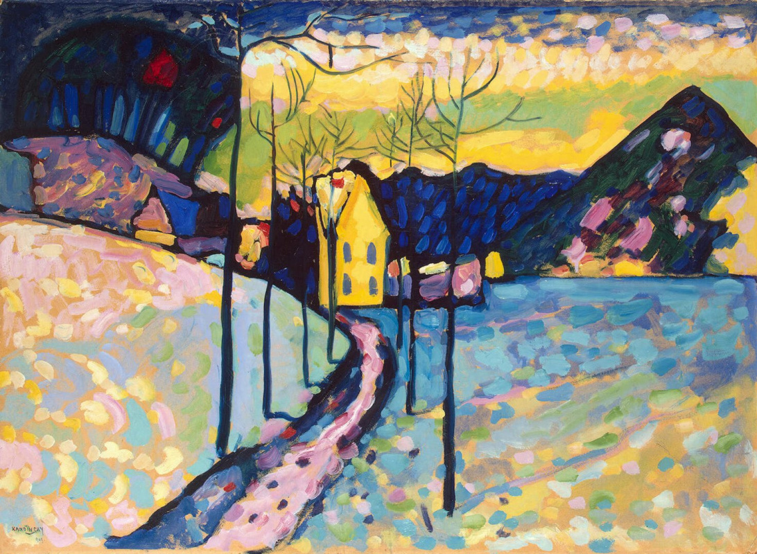 Wassily Kandinsky. Winter landscape