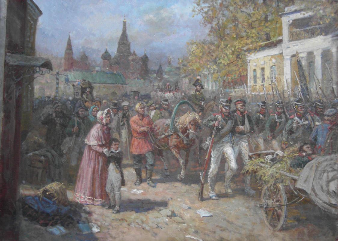 Aleksandr Chagadaev. L'abandon de Moscou en 1812