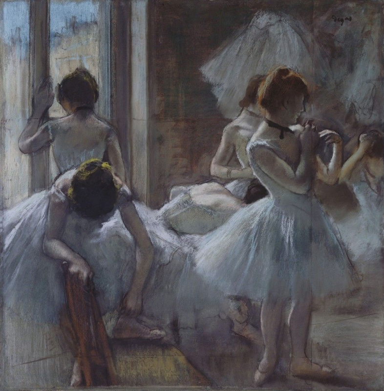 Edgar Degas. Los bailarines descansan