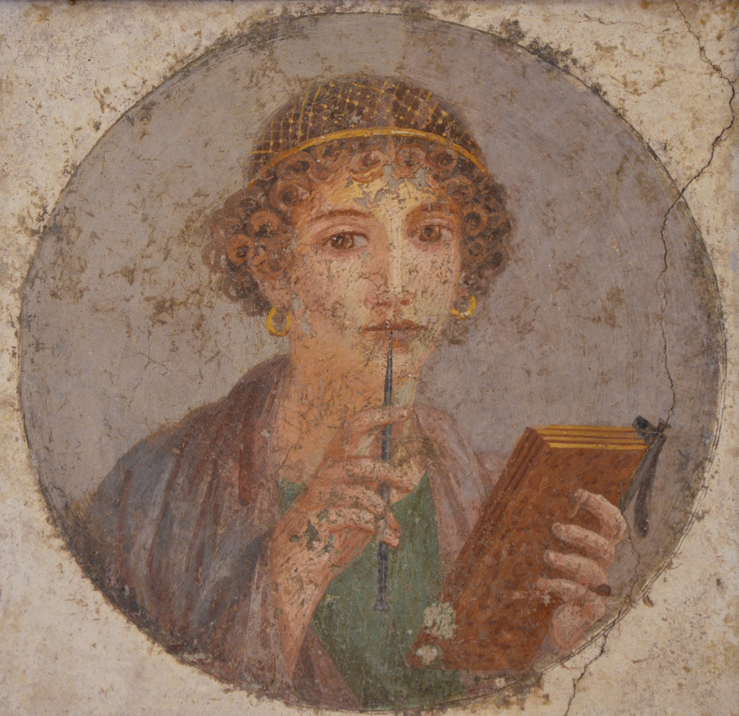 Portrait d'une jeune fille (Portrait du poète Sappho?)