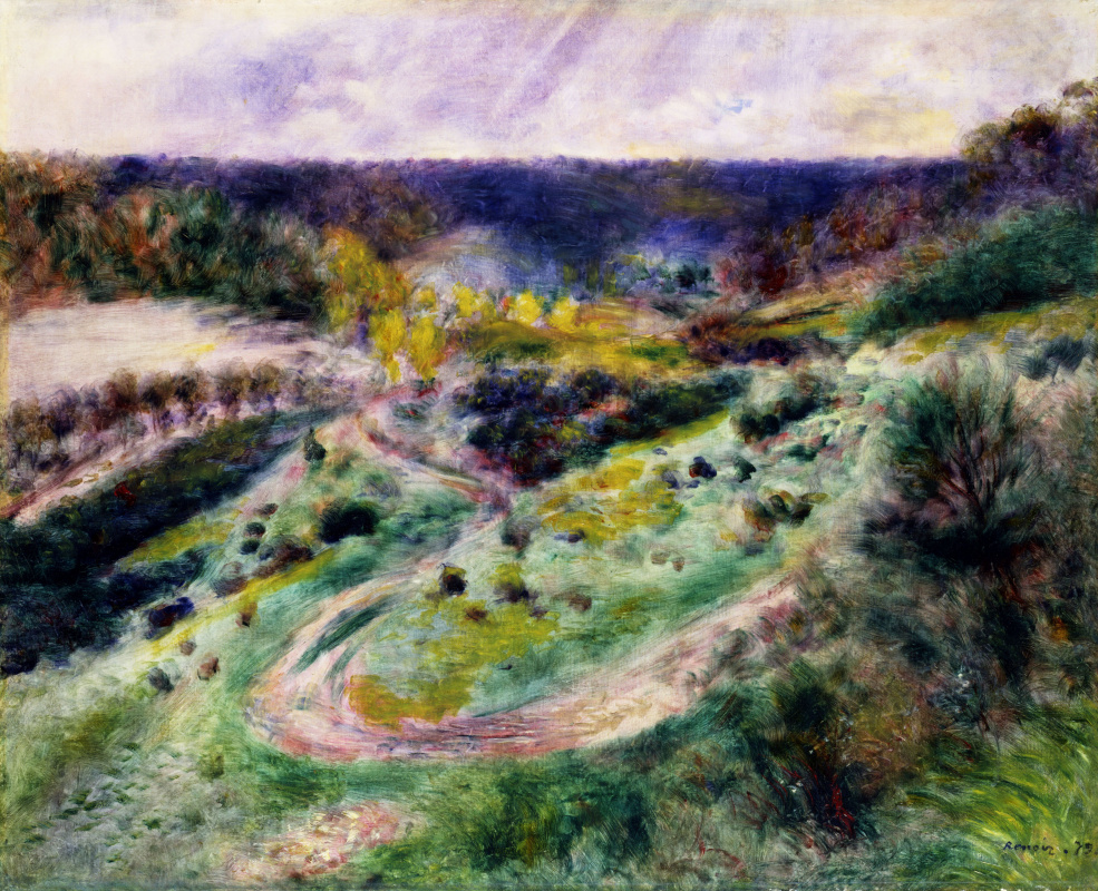 Pierre-Auguste Renoir. Road at Wargemont