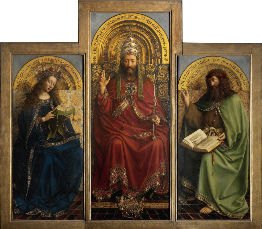 Jan van Eyck. The Ghent altarpiece (detail)