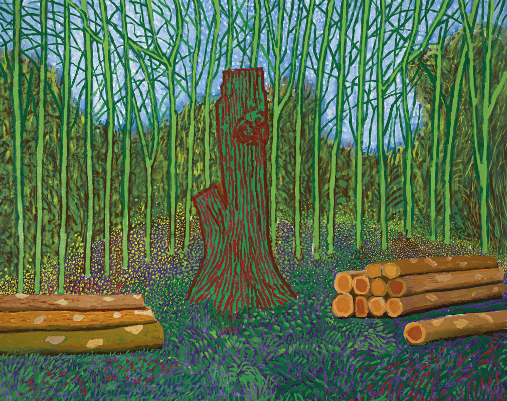 David Hockney. Trees