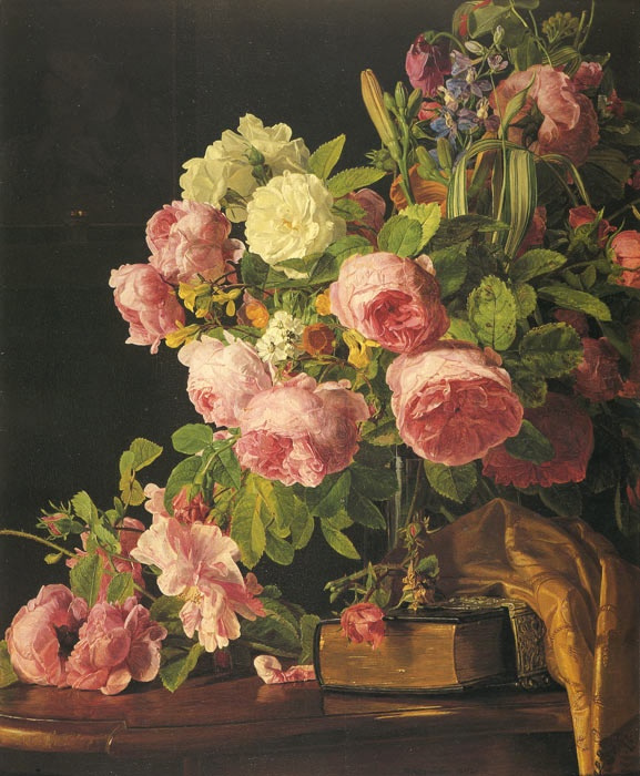 Ferdinand Georg Waldmüller. Mazzo di rose