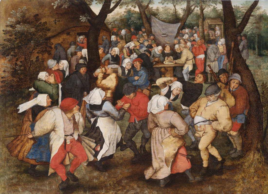 Peter Brueghel the Younger. Wedding dance in the lap of nature