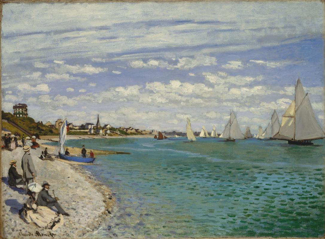 Claude Monet. Regatta at Sainte Address