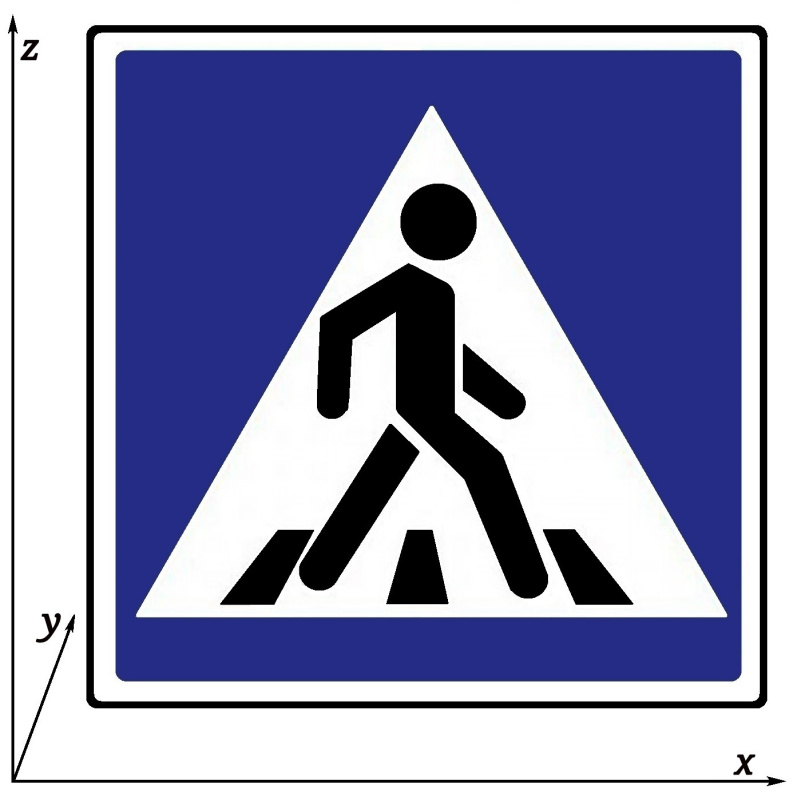 Arthur Gabdrupes. "Sign" : "traffic" : "Pedestrian" crossing .