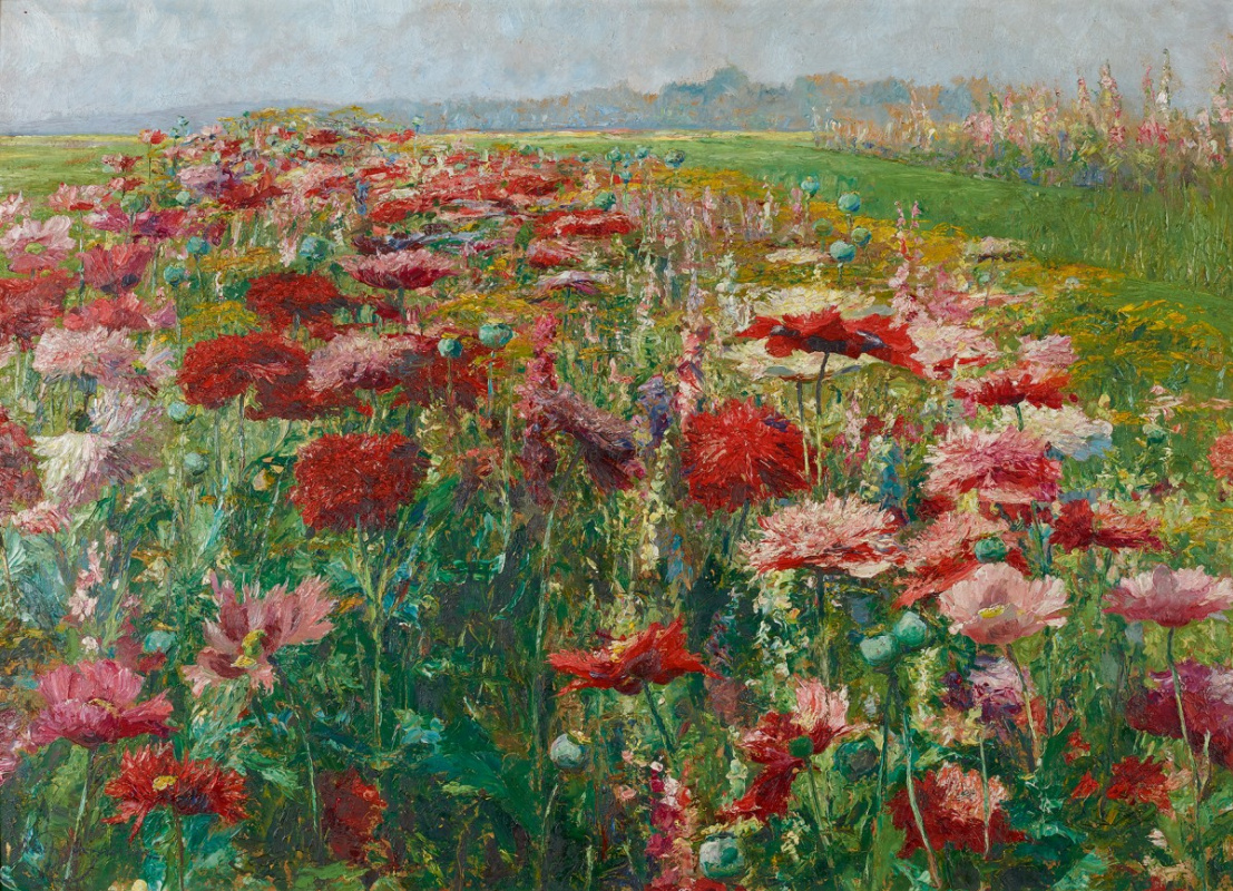 Olga Vizinger-Florian. Coquelicots en fleurs