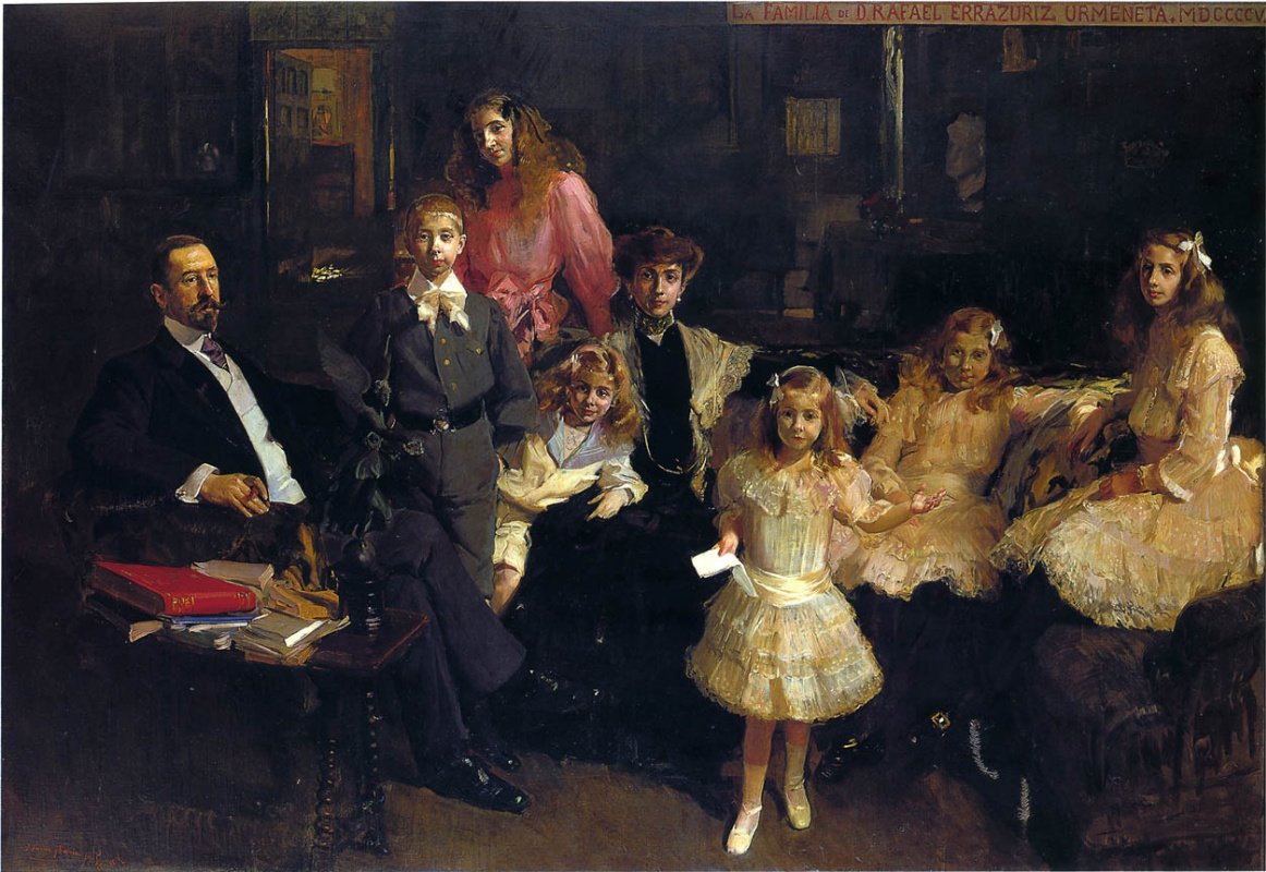 Joaquin Sorolla. The Family Of Rafael Errazuris