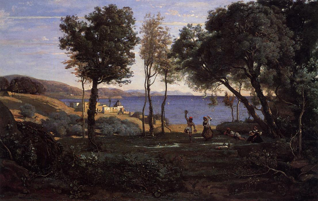 Camille Corot. Landscape near Naples