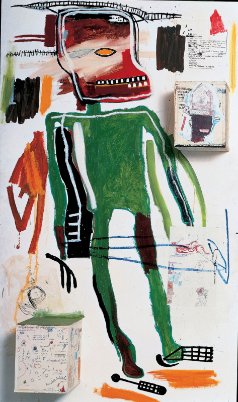 Jean-Michel Basquiat. Because it hurts