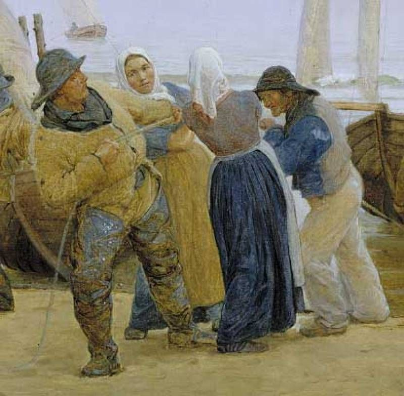 Peder Severin Krøyer. The fishermen in Hornbæk