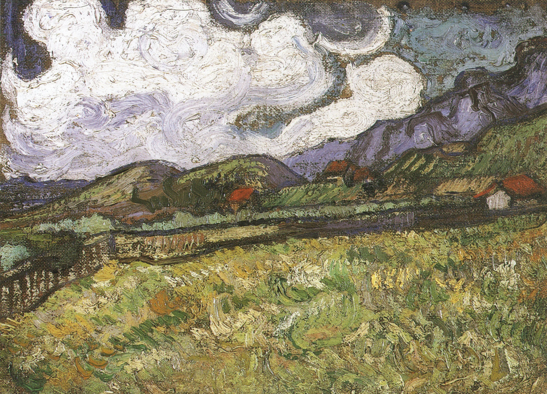 Vincent van Gogh. Wheat field behind hospital St. Paul's