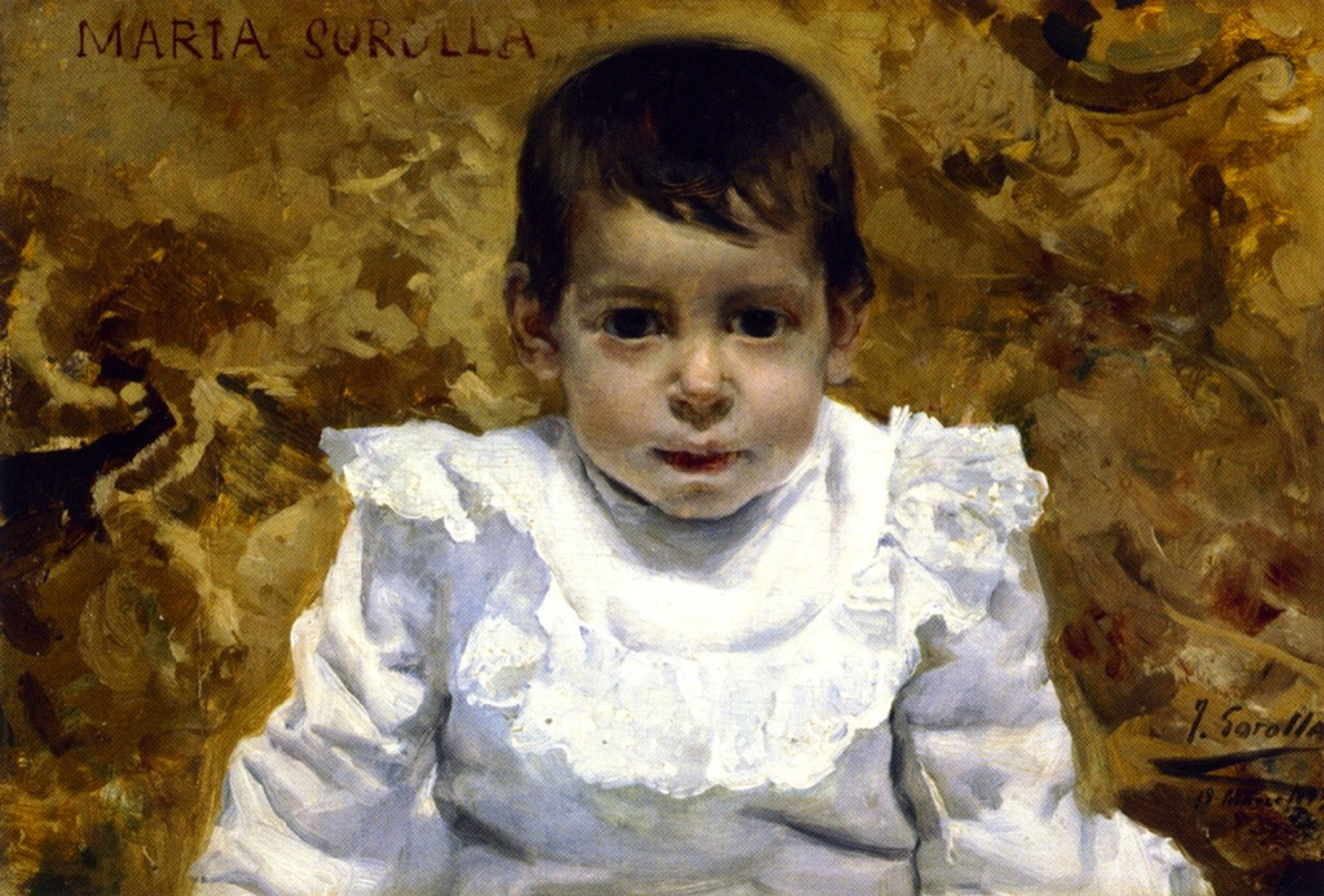 Joaquin Sorolla Maria Sorolla (Little girl), 1893, 49×34 cm: Description of  the artwork | Arthive