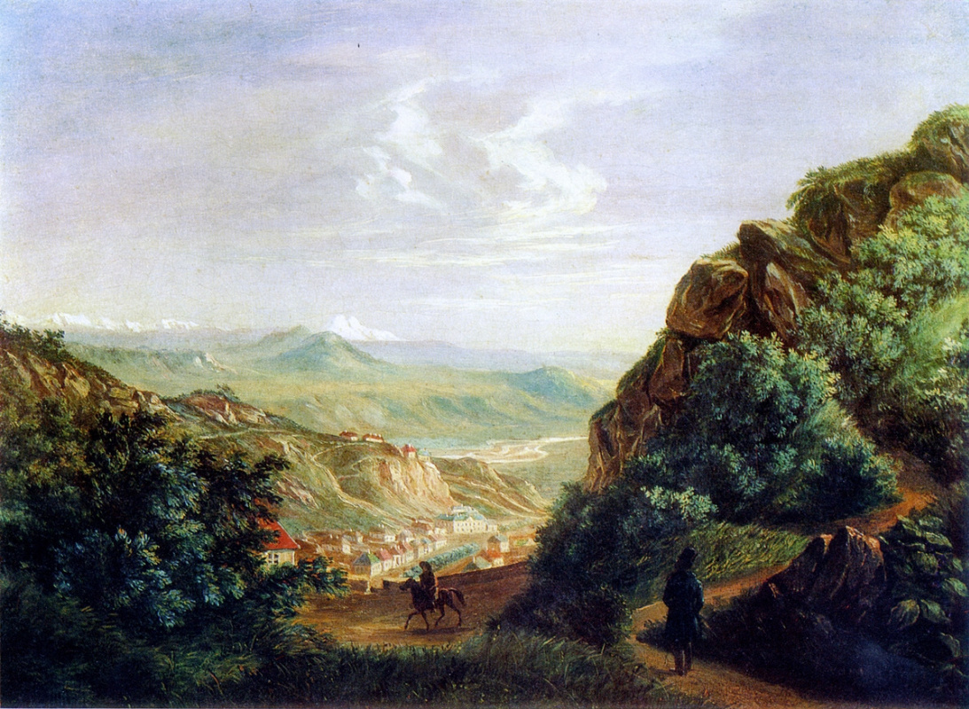 Mikhail Yurjevich Lermontov. View of Pyatigorsk