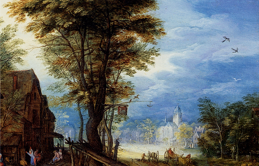 Jan Bruegel The Elder. Blue sky