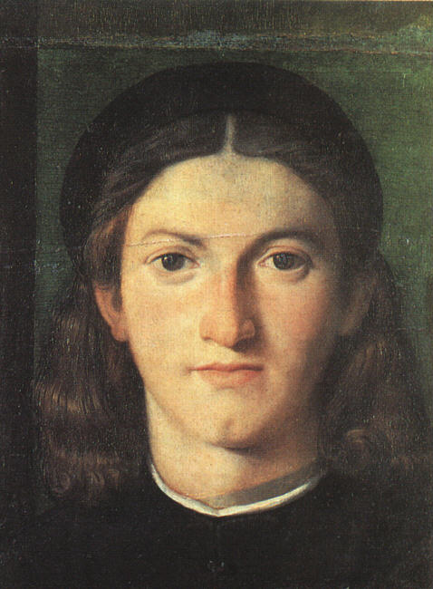Lorenzo Lotto. Head of a young man