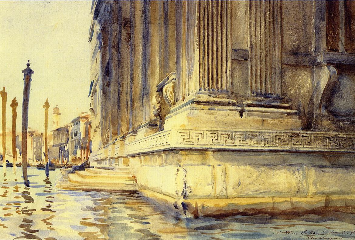 John Singer Sargent. The Palazzo Grimani. Venice