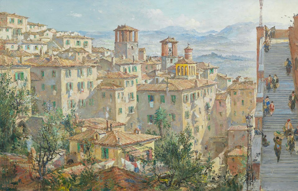 Charles Candall. To the market, Perugia