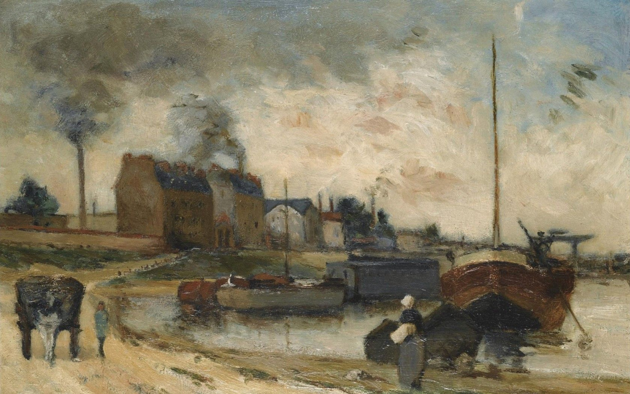 Paul Gauguin. The coal factory and the quay of Grenelle