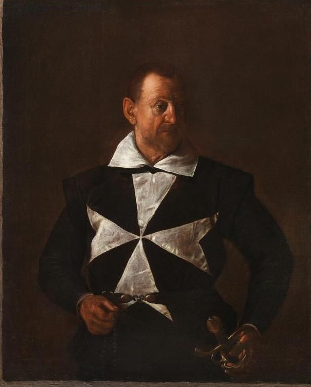 Michelangelo Merisi de Caravaggio. Portrait of a knight of the order of Malta