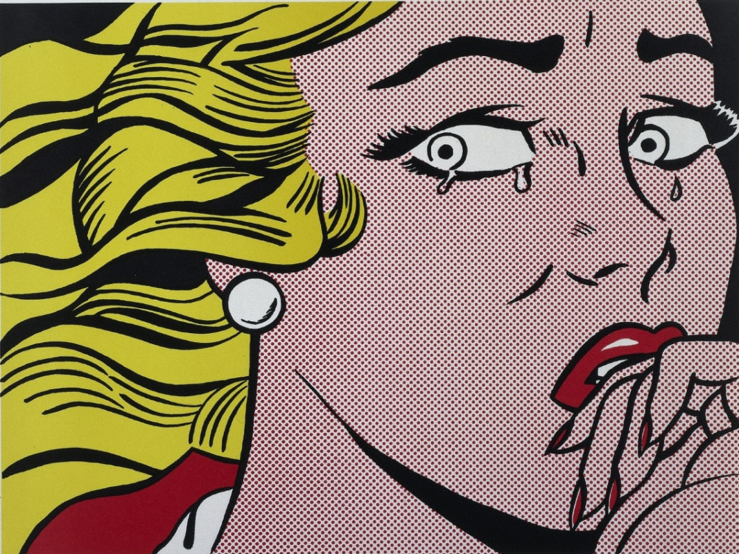 Roy Lichtenstein. Ragazza piangente