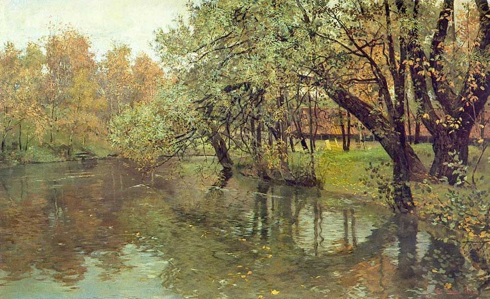 Frits Thaulow. Christiania. Autumn day